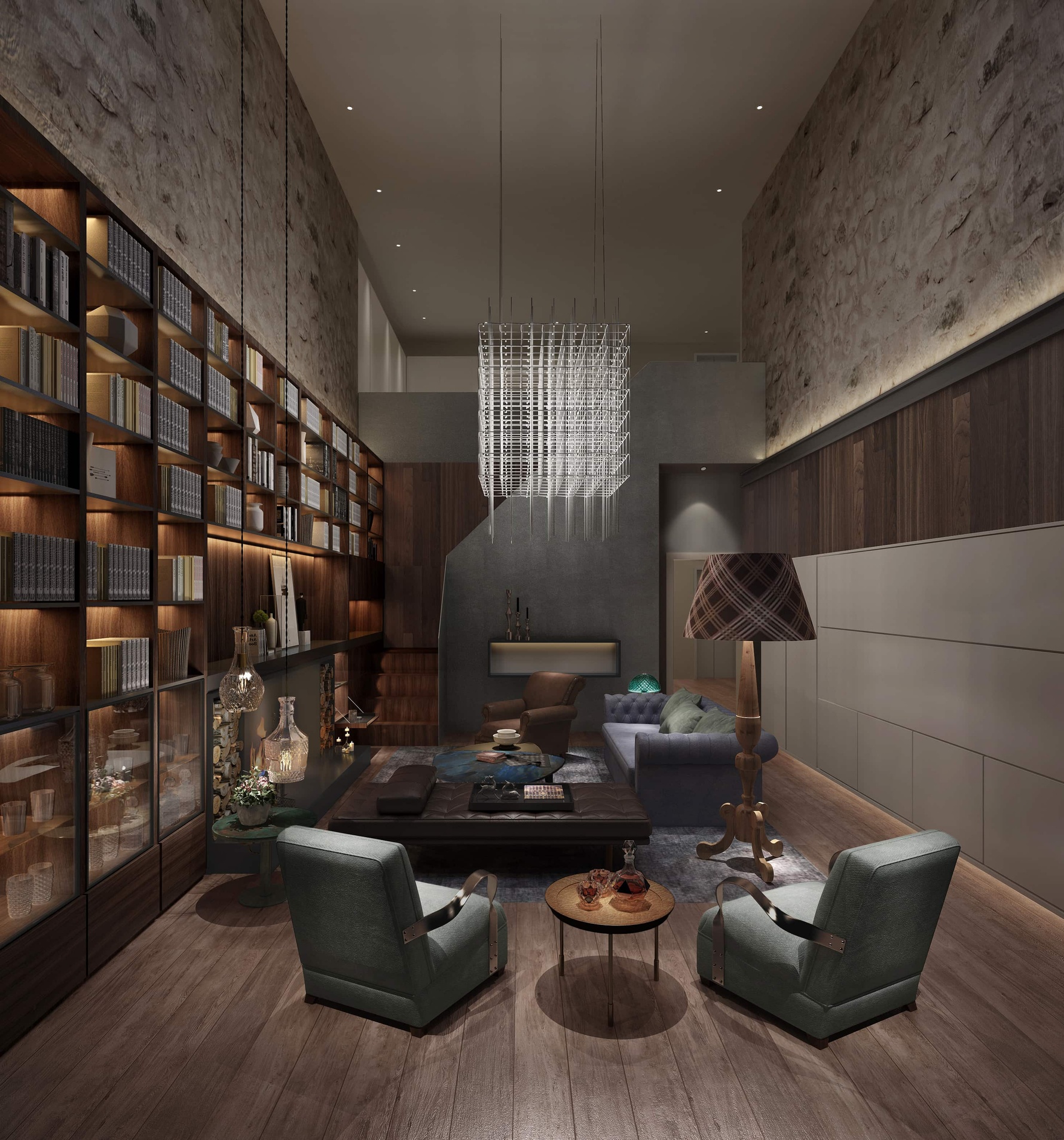 新古典风格休闲厅装修设计效果图