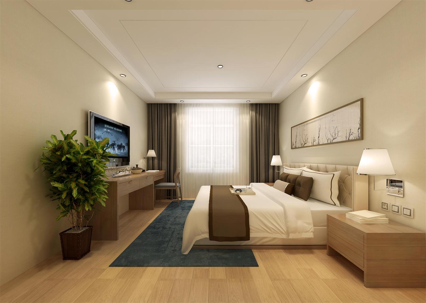 现代风格老人房装修设计效果图