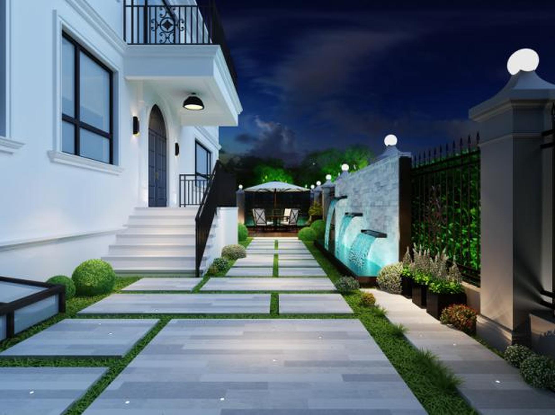 混搭风格户外装修设计效果图