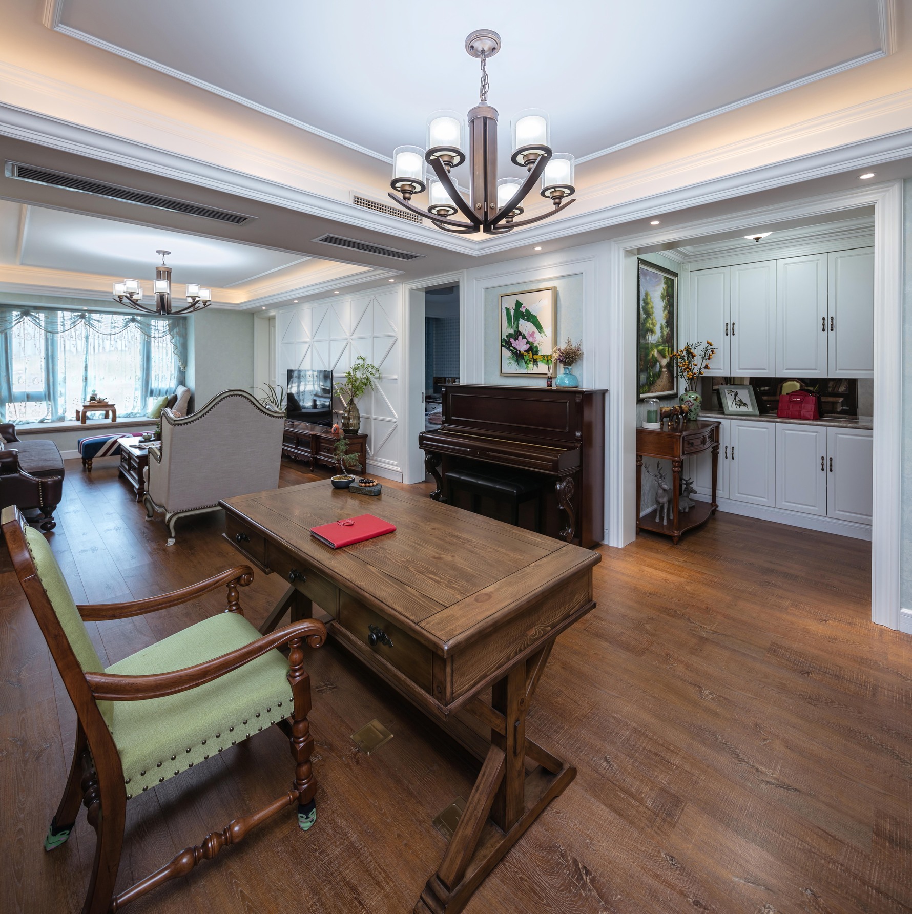 新美式 你好 - 美式风格三室一厅一卫装修效果图 - ***9设计效果图