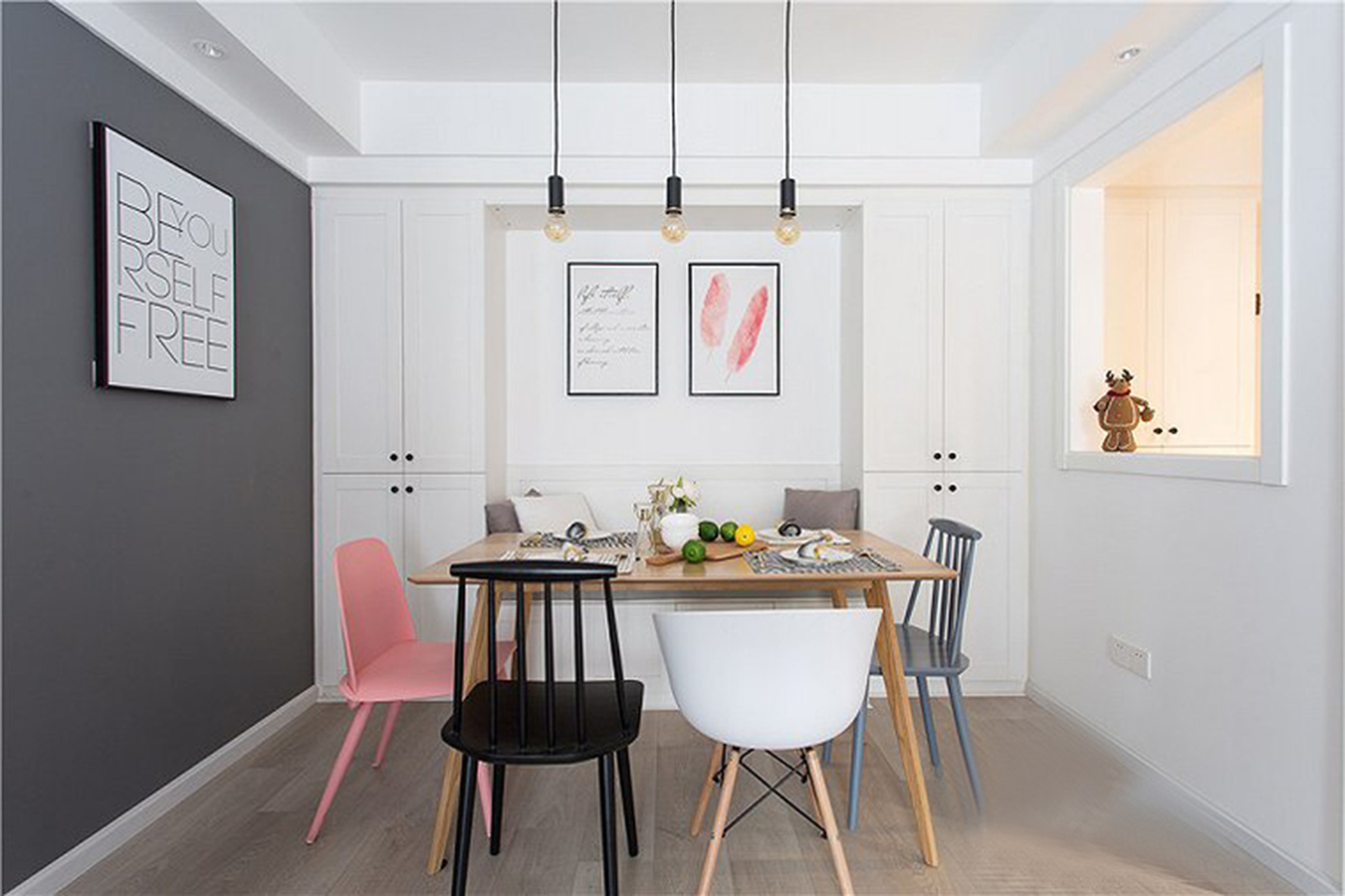 现代样板房 - 现代风格四室一厅一卫装修效果图 - ***7设计效果图