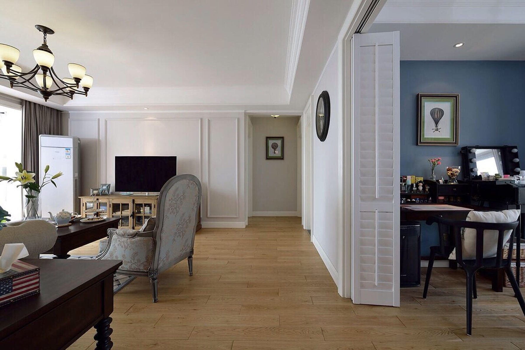 简美风格新居 - 混搭风格三室一厅一卫装修效果图 - ***3设计效果图