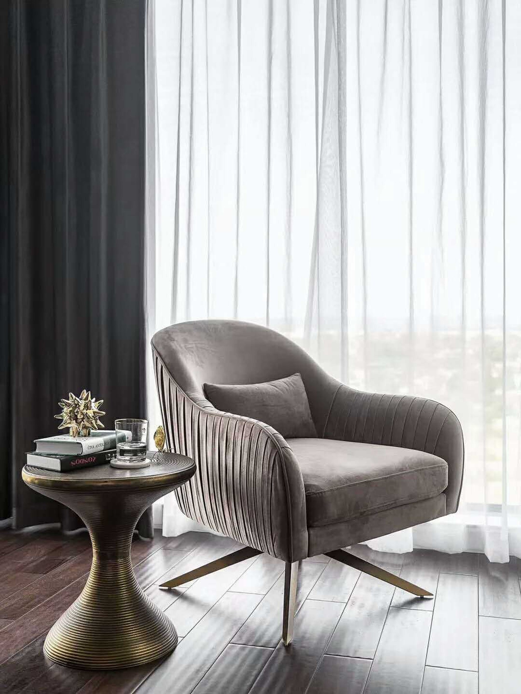 超赞的高级灰 - 现代风格一室一厅一卫装修效果图 - ***5设计效果图