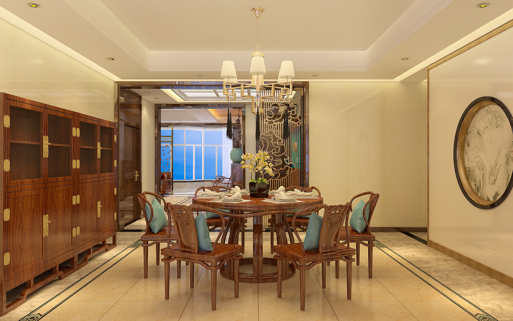 中式风格其它装修设计效果图