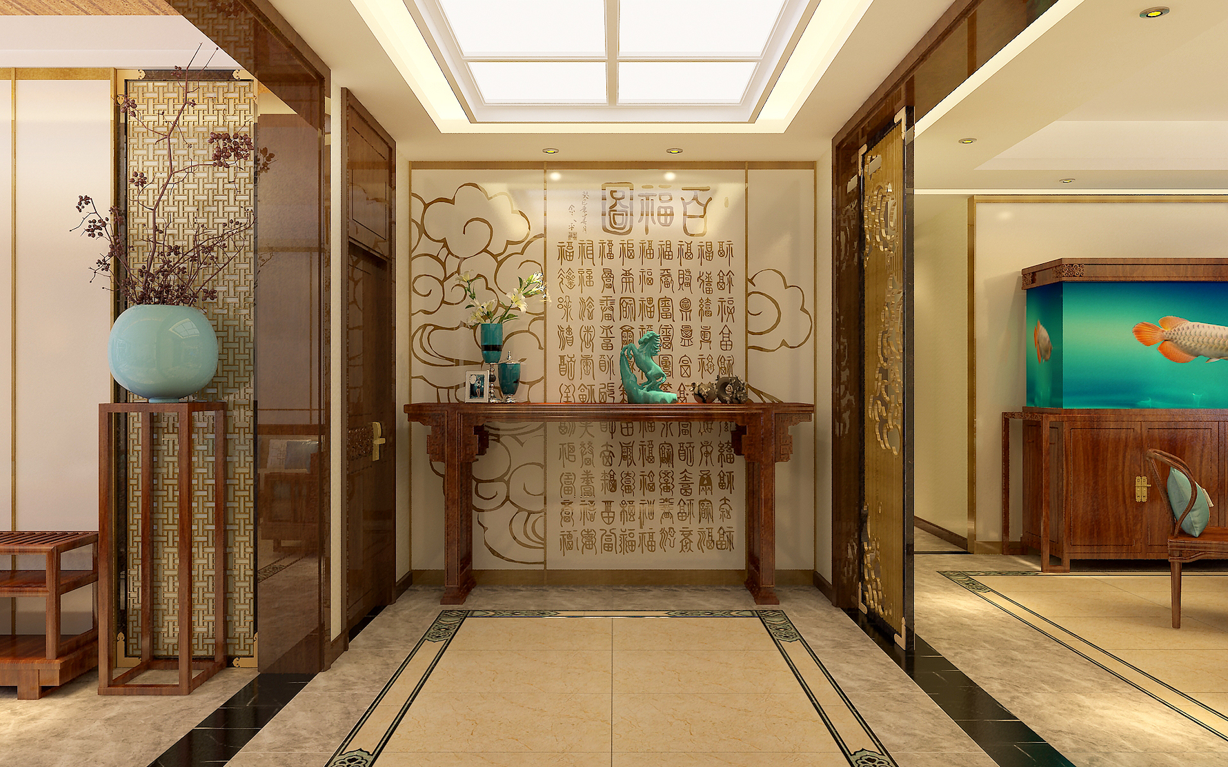 中式风格其它装修设计效果图