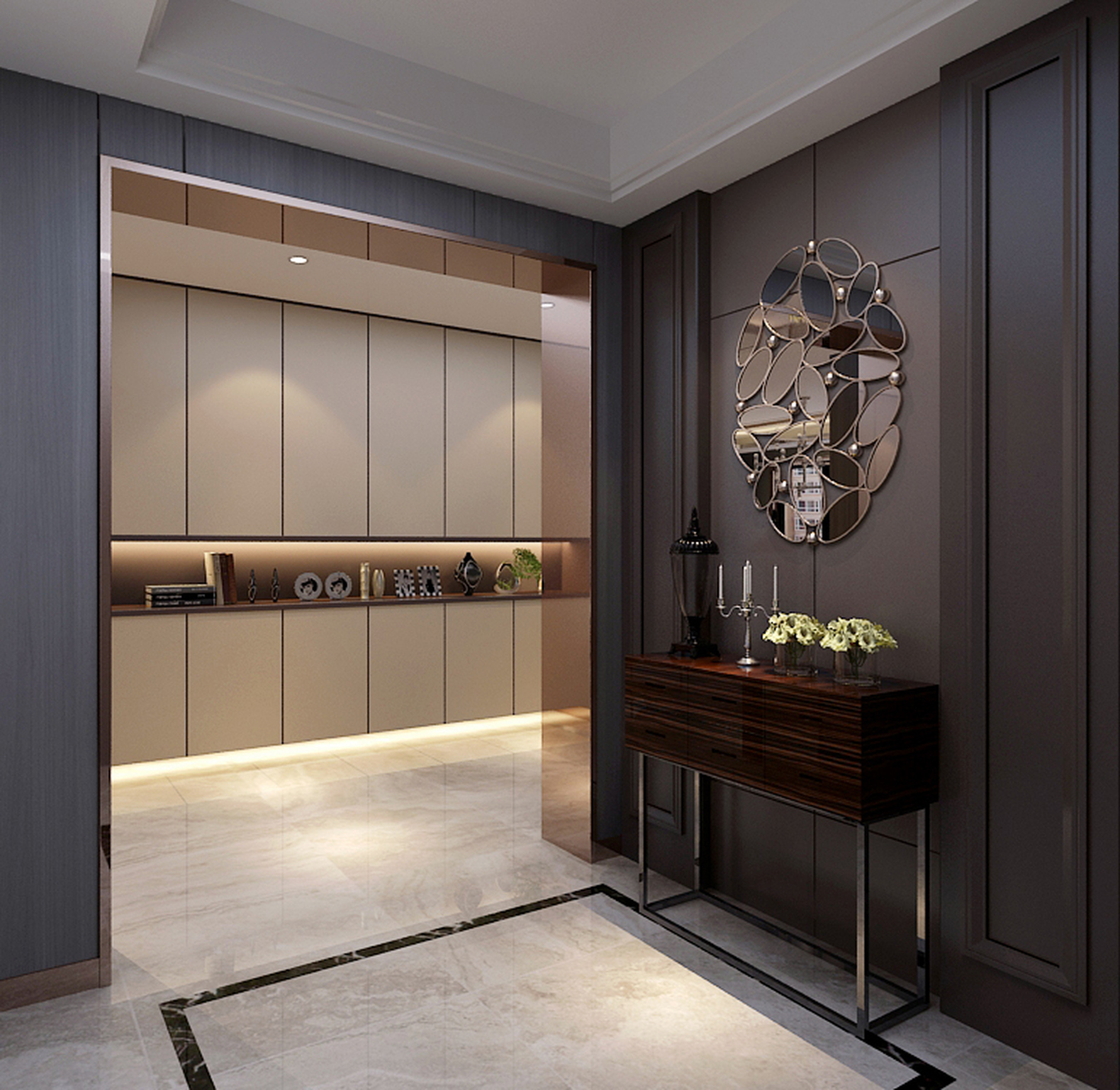 现代风格门厅装修设计效果图
