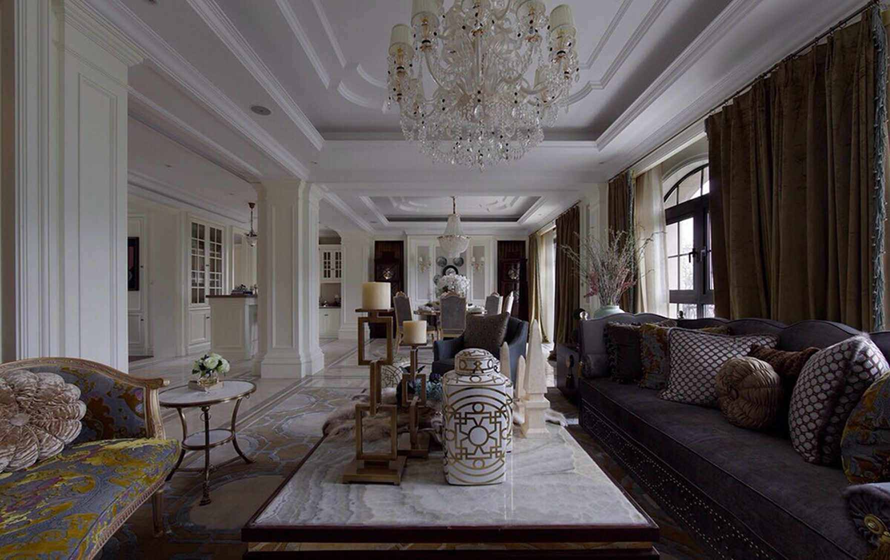 新古典风格客厅装修设计效果图