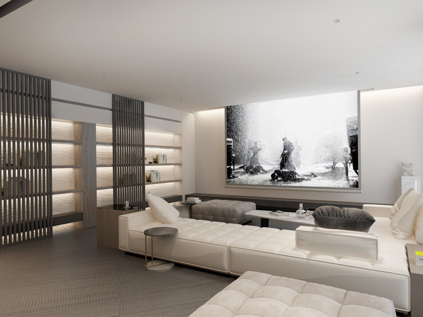 现代风格影视厅装修设计效果图