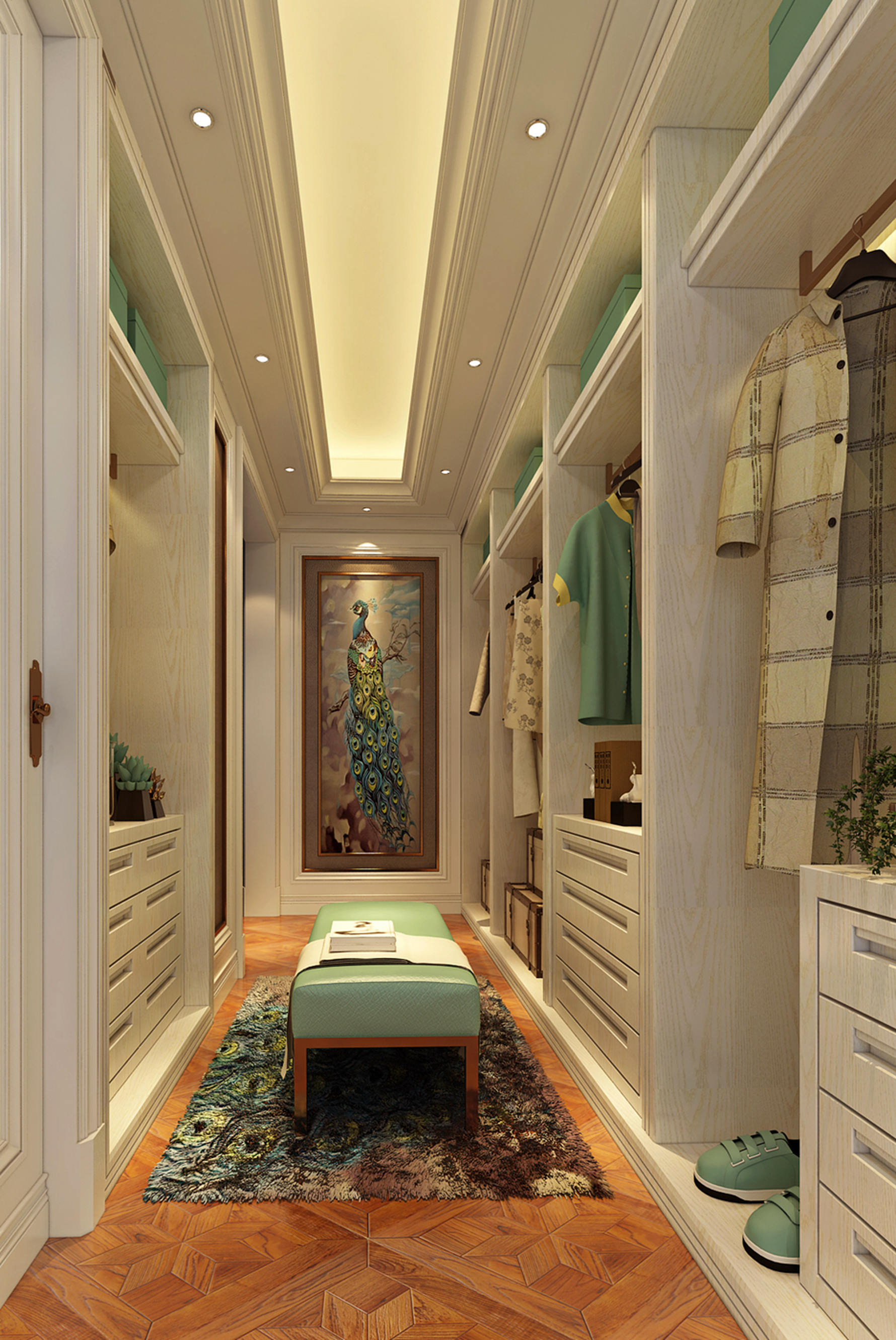 欧式风格一室一厅装修设计效果图