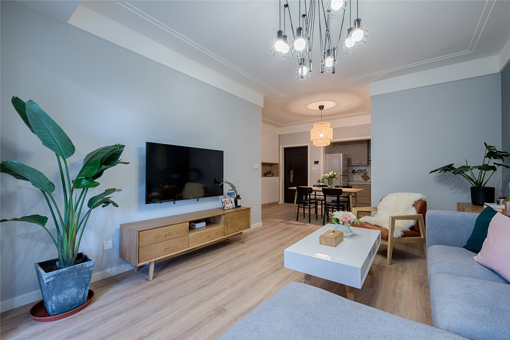 北欧风格一室一厅装修设计效果图