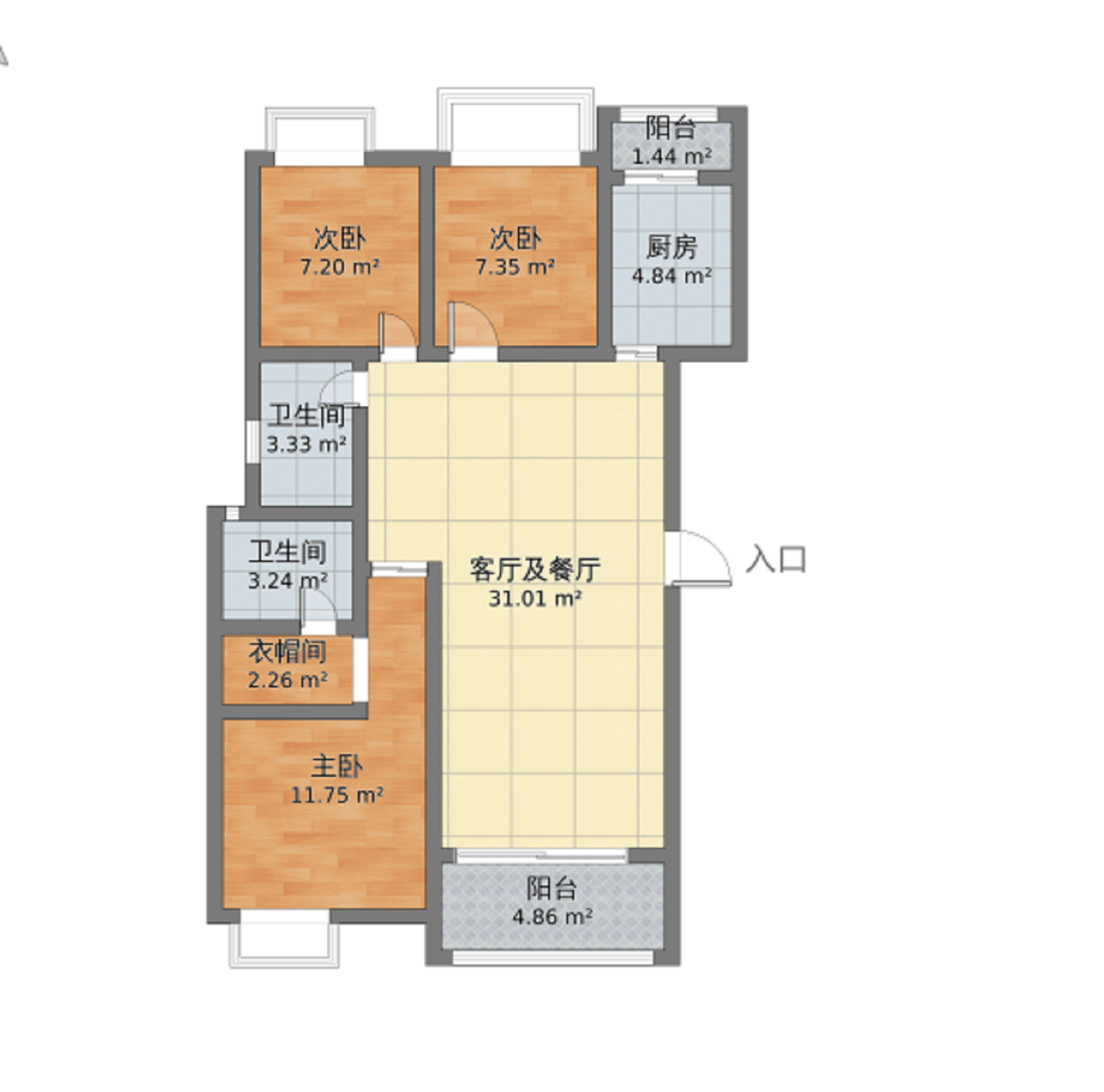 优秀作品 2d案例 凯莱国际                                  户型
