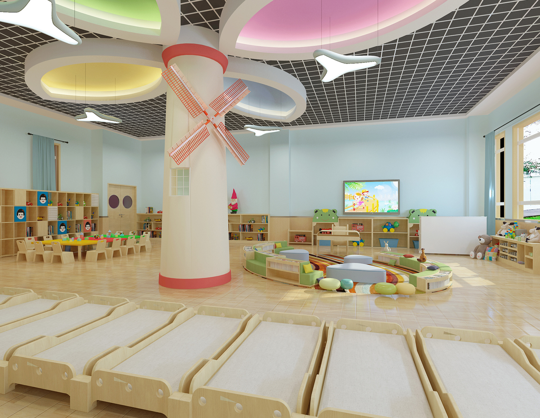 其他风格五室三厅装修设计效果图