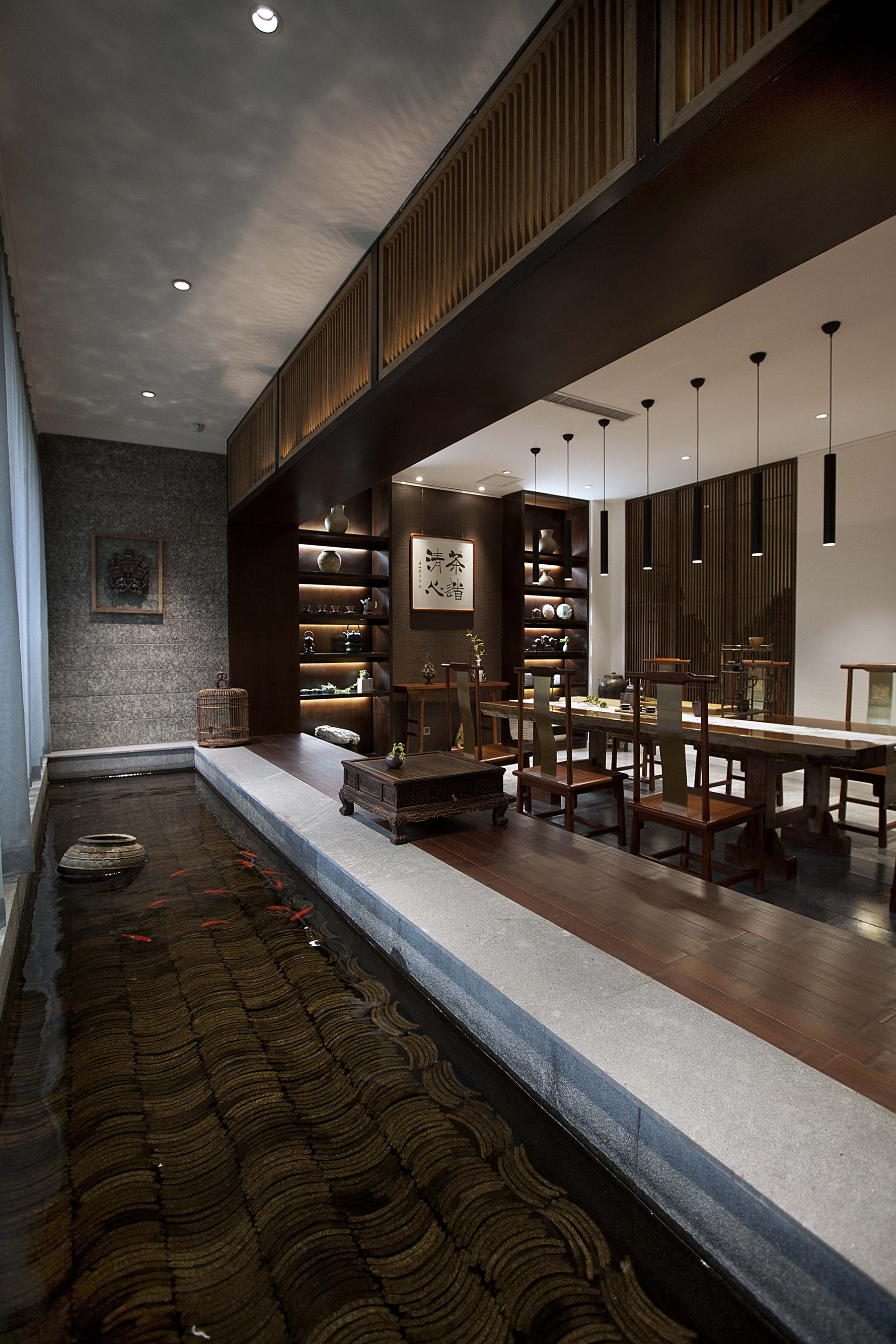 (茶之间) - 中式风格一室一厅一卫装修效果图 - ***7设计效果图 - 每