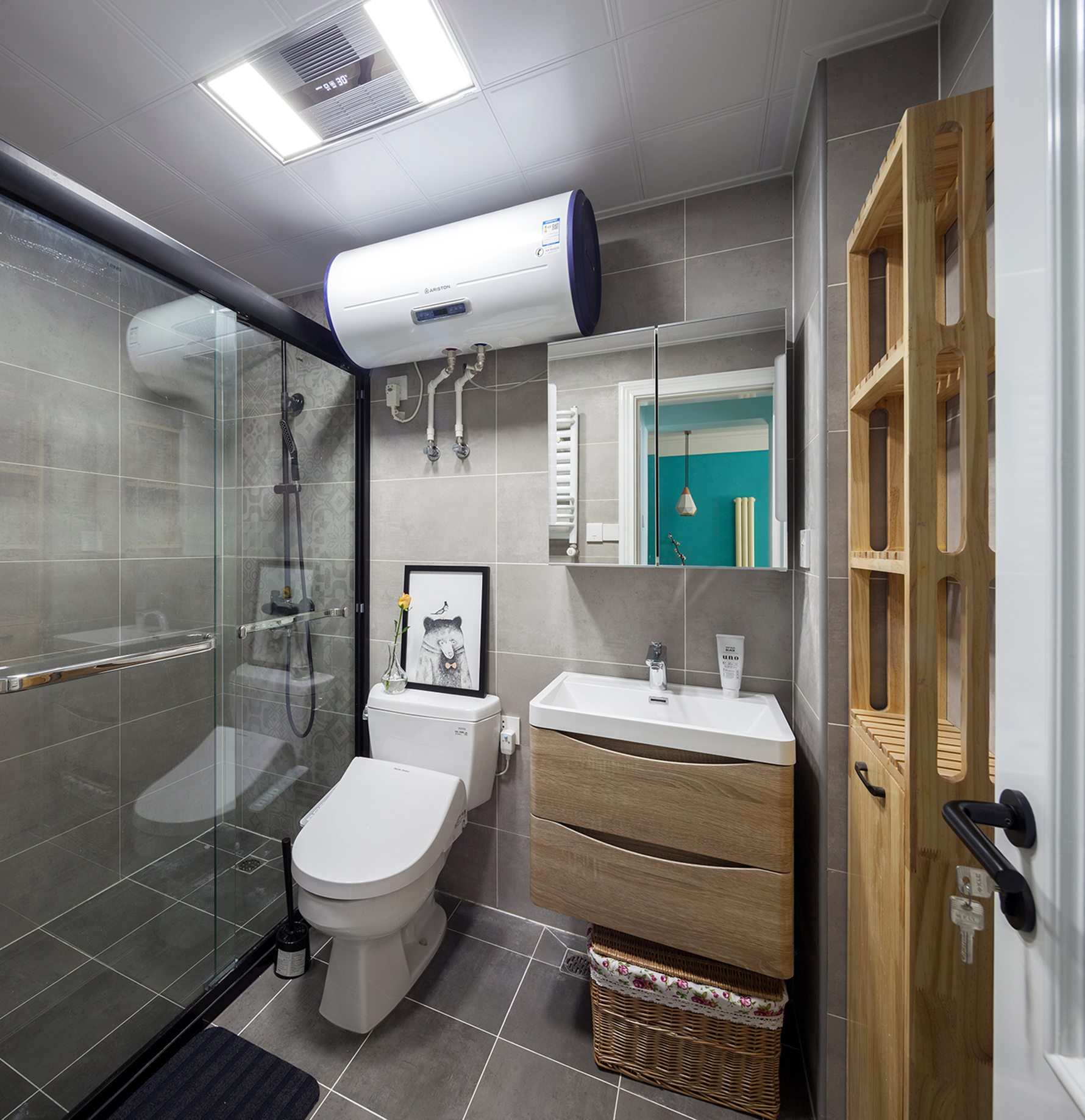 海港之家 - 北欧风格一室一厅一卫装修效果图 - ***磊设计效果图