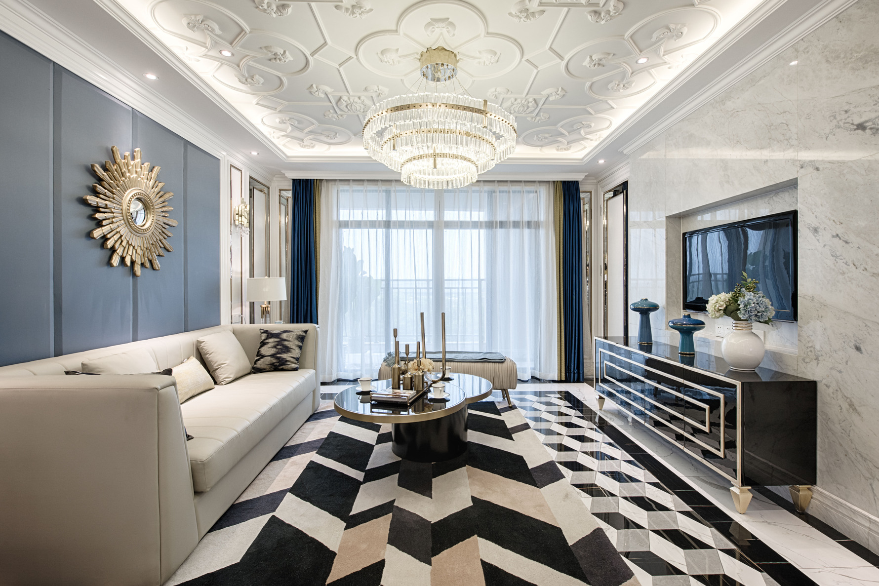 玫瑰庄园(现代法式) - 欧式风格四室一厅一卫装修效果图 - ***5设计