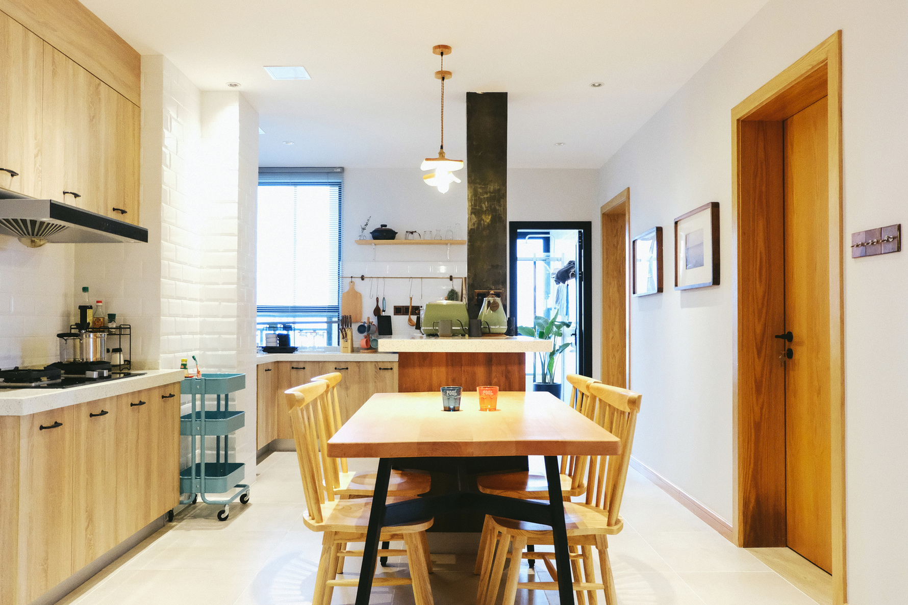 日式风格厨房装修设计效果图