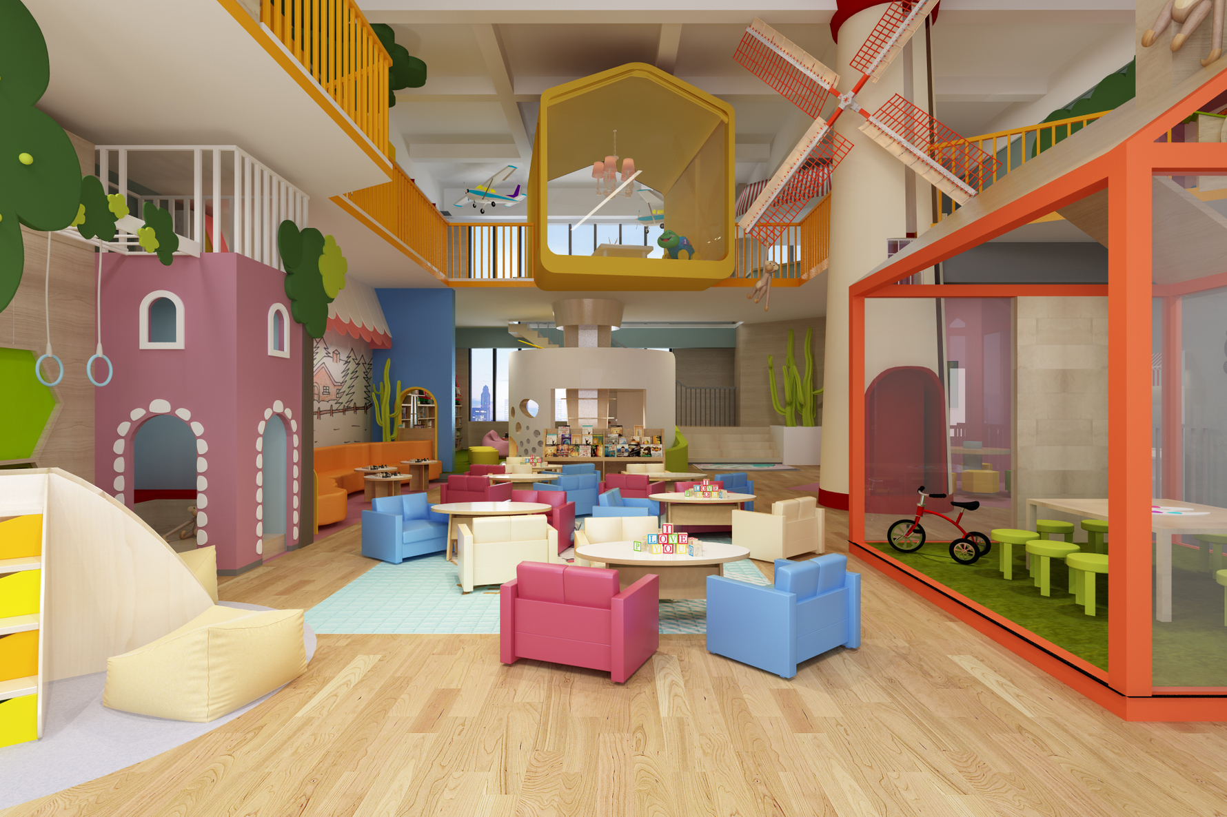 其他风格商用/公用室外区域装修设计效果图