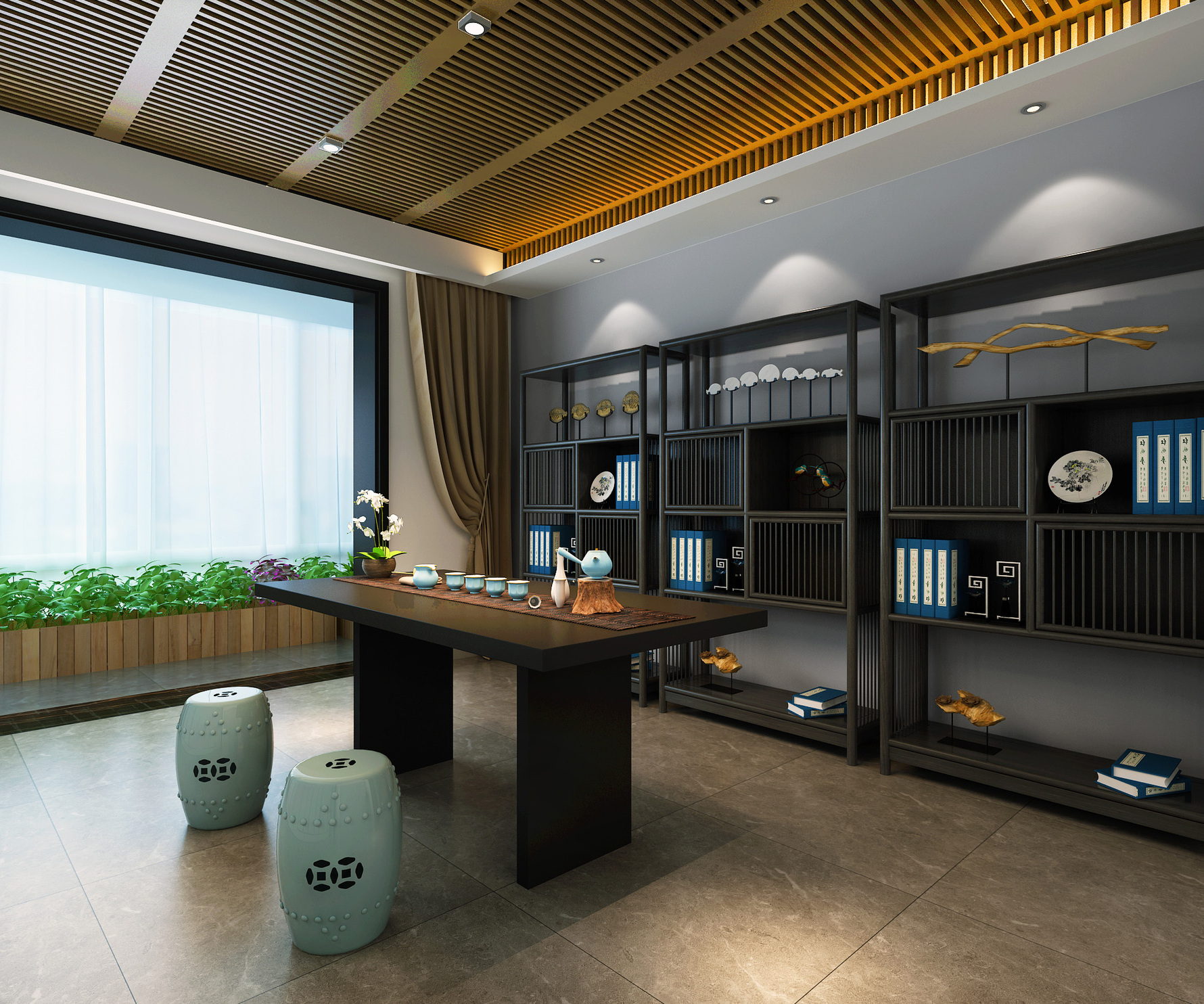 现代风格休闲厅装修设计效果图