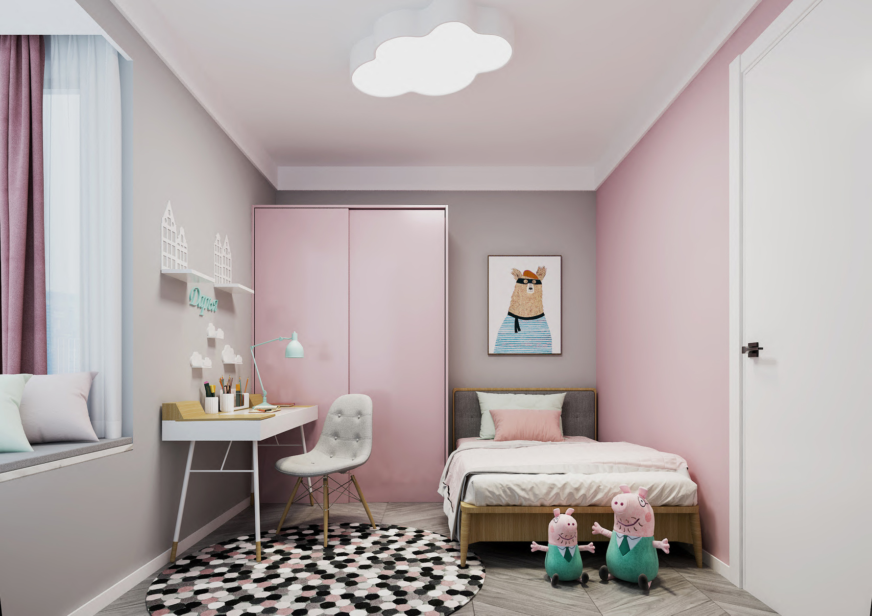 北欧风格儿童房装修设计效果图