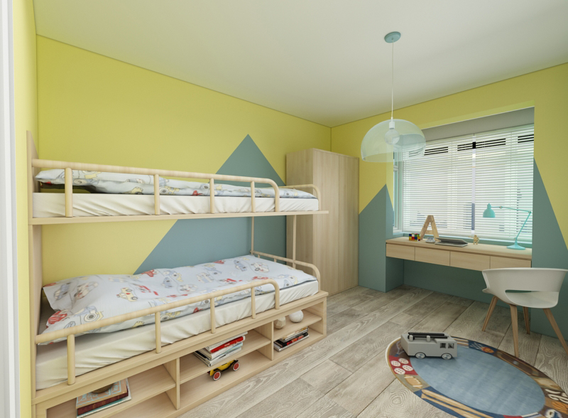 北欧风格儿童房装修设计效果图