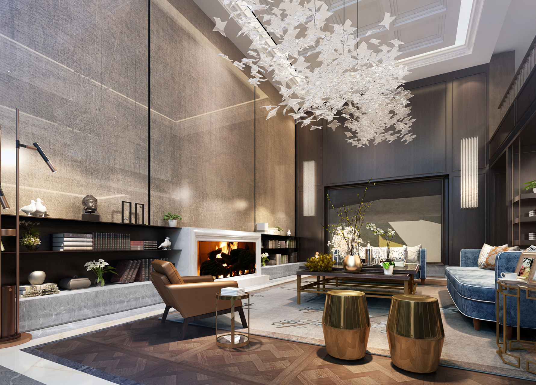 现代风格地下室装修设计效果图