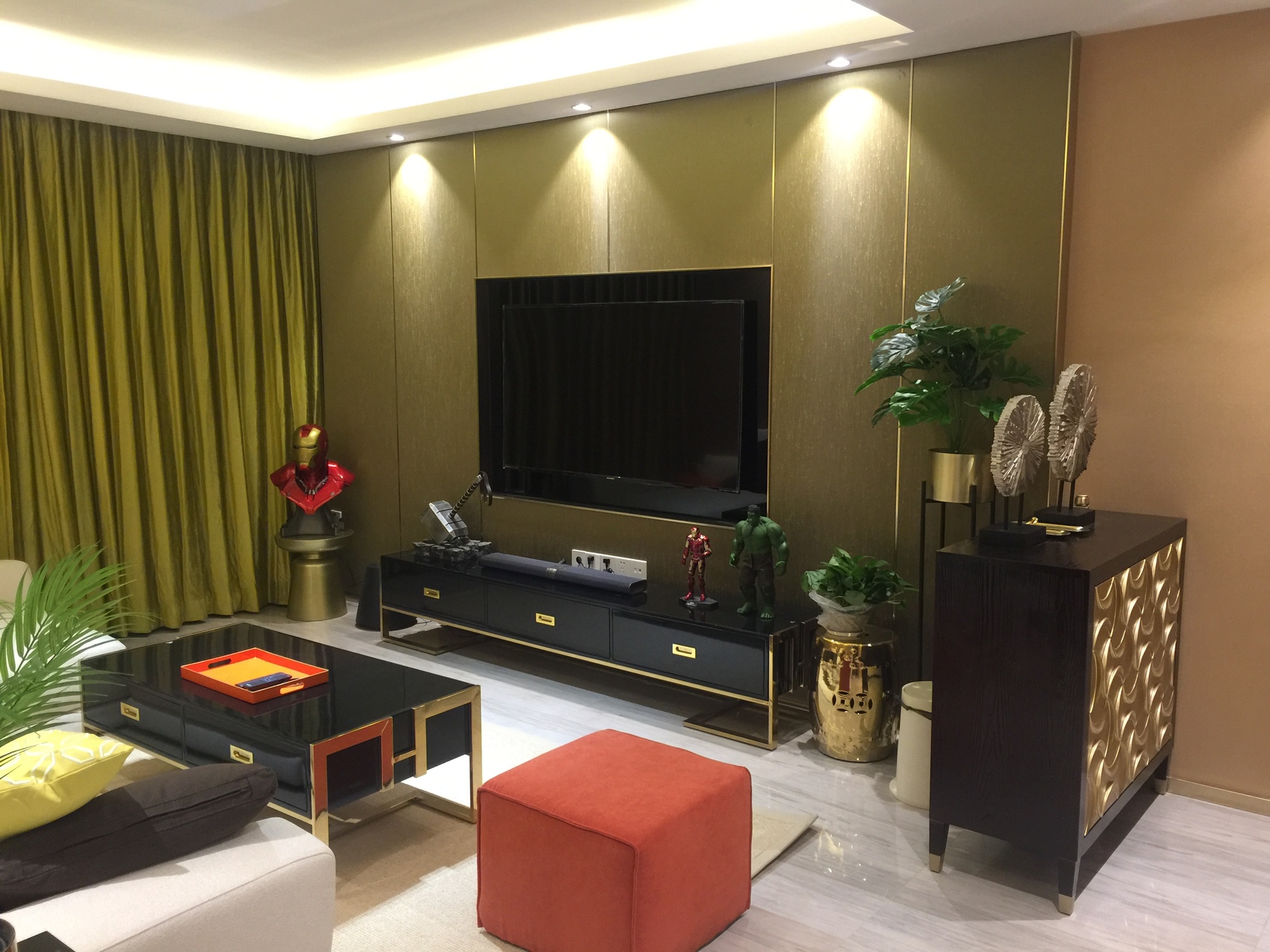 现代风格二室二厅装修设计效果图